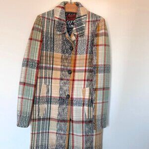 Missoni Plaid Wool Coat PRISTINE NWT - Italian size 40/US 6